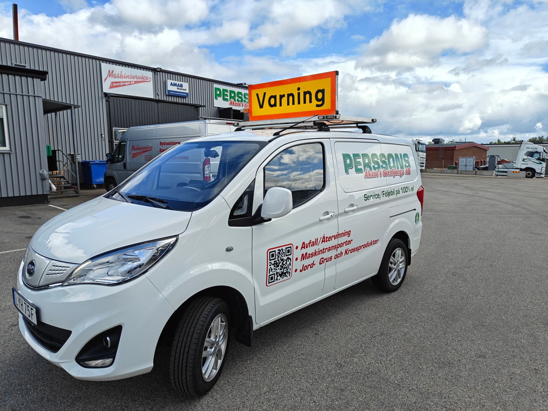 Elektrifierad Service/Följebil